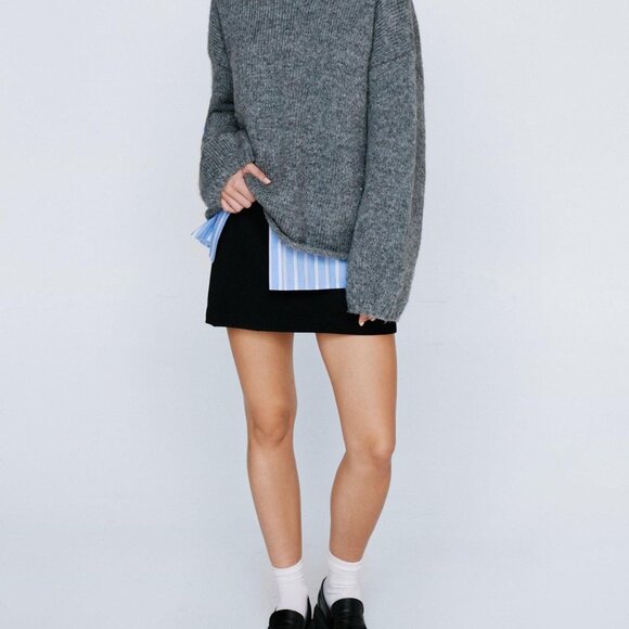 Black basic mini skirt🖤 - Picture 3 of 8